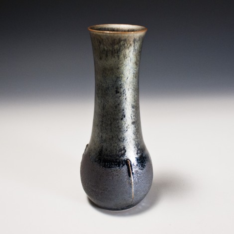 Ginshō Tenmoku Tsuisen Vase by Kamada Kōji: click to enlarge