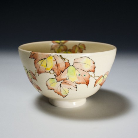 Tsuta Tea Ceremony Bowl by Kotoura Kiln: click to enlarge