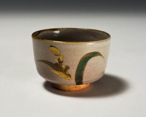 Iro-é Saké Cup by Wada Tōzan: click to enlarge