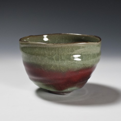 Seiji Kōsai Tea Ceremony Bowl by Ikai Yūichi: click to enlarge