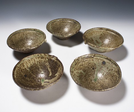 Katakuchi Bowl Set by Ikai Yūichi: click to enlarge