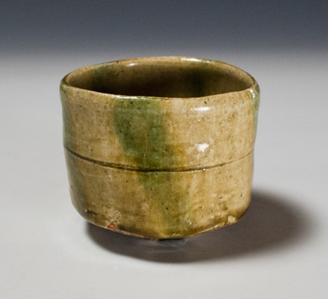 Ki Seto Tea Ceremony Bowl by Ikai Yūichi: click to enlarge
