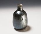 Ginshō Tenmoku Saké Flask by Kamada Kōji