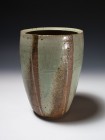 Haiyūsai Ash Glazed Tsubo Jar by Ikai Yūichi