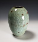 Seiji Kōsai Celadon Tsubo Jar by Ikai Yūichi