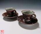 Shinsha Senmon Tea Cup Set by Kawai Akiteru