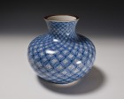 Sométsuké Vase by Kanzan Shigeta