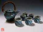 Gosu Mentori Green Tea Set by Kawai Tōru
