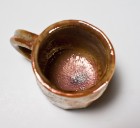 Yōhen-kin Shino Coffee Cup by Suzuki Tomio