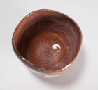Aka Raku Tea Ceremony Bowl by Wada Tōzan