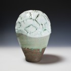 Haiyū Sansai Ash Glazed Vase by Ikai Yūichi