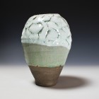 Haiyū Sansai Ash Glazed Vase by Ikai Yūichi