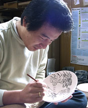 photo of Japanese ceramic artist Murata Tetsu