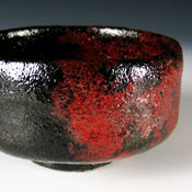 image of raku tea bowl