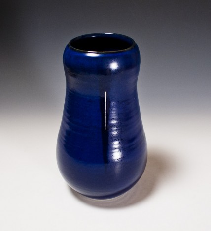 Héki Tenmoku Senbun Vase by Kamada Kōji: click to enlarge