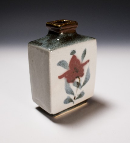 Kamon Kaku Tsubo Jar by Kawai Tōru: click to enlarge