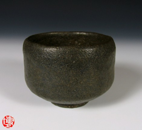 Kasé Raku Tea Ceremony Bowl by Sawada Hiroyuki: click to enlarge