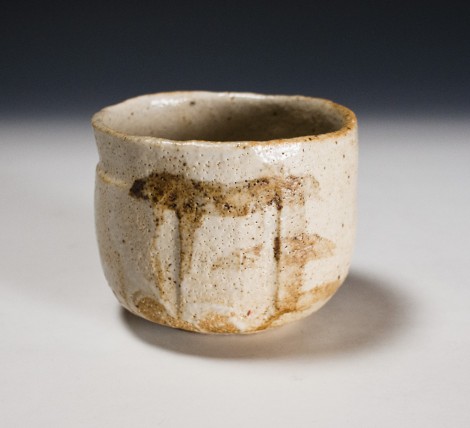 Shino Tea Ceremony Bowl by Sawada Hiroyuki: click to enlarge