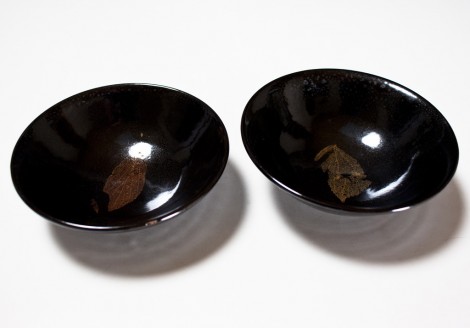 Hattenmoku Rice Bowl Set by Tamaya Kōsei: click to enlarge