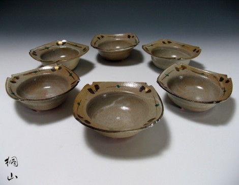 Mukozuké Dish Set by Wada Tōzan: click to enlarge