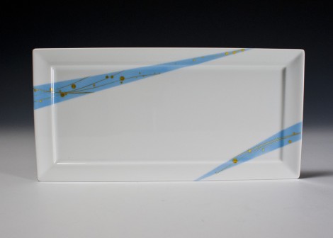 Iro-é Porcelain Serving Platter by Wada Tōzan: click to enlarge