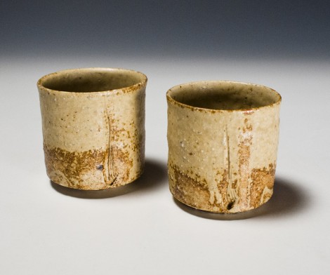 Haiyūsai Green Tea Cup Set by Ikai Yūichi: click to enlarge