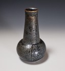 Ginshō Tenmoku Tsuisen Vase by Kamada Kōji