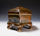 Tetsu-yū Lidded Box by Kawai Takéichi