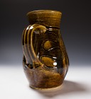 Tetsu-yū Pitcher Vase by Kawai Takéichi