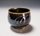 Tetsu-yū Yōhen Tea Ceremony Bowl by Kawai Takéichi