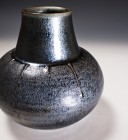 Ginshō Tenmoku Vase by Kamada Kōji