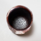 Aka Shino Green Tea Cup by Suzuki Tomio