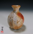 Kagayō Shino Saké Flask by Suzuki Tomio