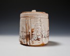 Shino Fresh Water Jar by Suzuki Tomio