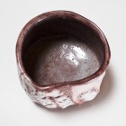Murasaki Shino Tea Ceremony Bowl by Suzuki Tomio