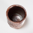 Nezumi Shino Green Tea Cup by Suzuki Tomio