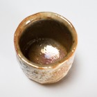 Yōhen-kin Shino Green Tea Cup by Suzuki Tomio