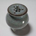 Seiji Celadon Incense Burner by Ikai Yūichi