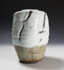 Hakuyūsai Ash Glazed Vase by Ikai Yūichi